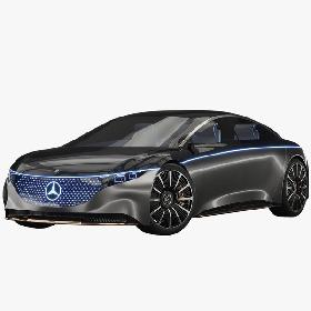 Mercedes-Benz Vision EQS Concept 3D
